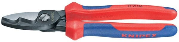 Kaapelileikkurit 2K, kaksoisterä, 200 mm, Knipex – Knipex