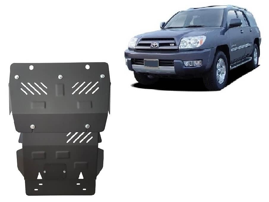 Pohjapanssari Toyota 4-Runner (2002-2009), moottori, jäähdytin, etupuskuri, terästä – Scut Protection