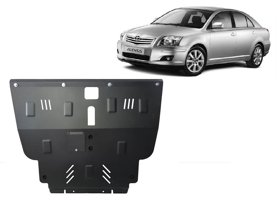Pohjapanssari Toyota Avensis (2003-2008), moottori, vaihdelaatikko, jäähdytin, terästä – Scut Protection