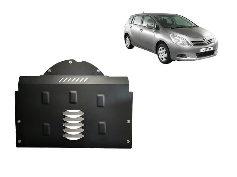 Pohjapanssari Toyota Corolla Verso (2002-2008), katalysaattori, terästä – Scut Protection