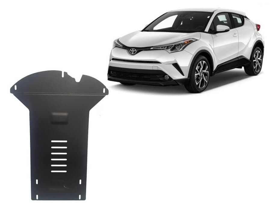 Pohjapanssari Toyota C-HR (2016-2023), katalysaattori, terästä – Scut Protection