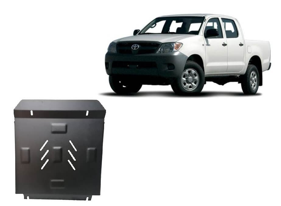 Pohjapanssari Toyota Hilux (2000-2004), moottori, terästä – Scut Protection