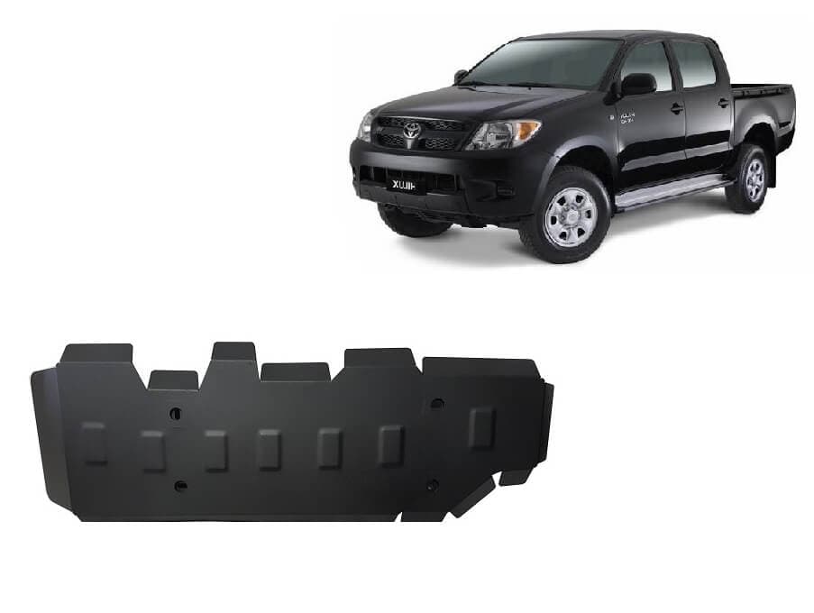 Pohjapanssari Toyota Hilux (2004-2015), polttoainetankki, terästä – Scut Protection