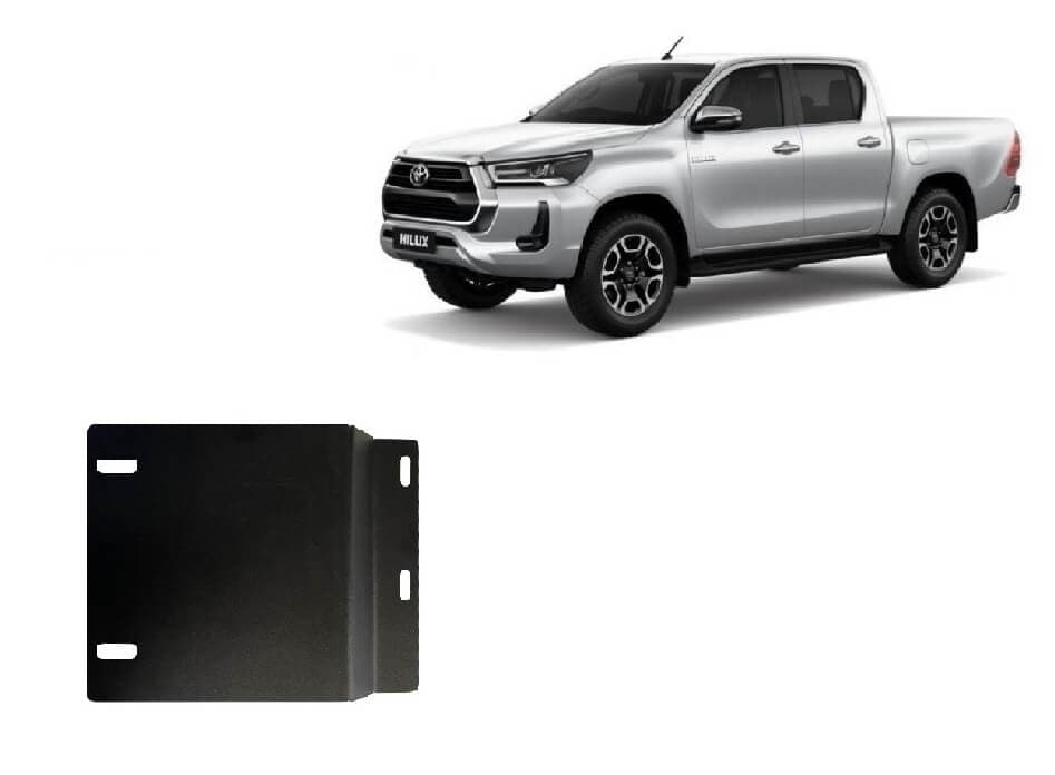 Pohjapanssari Toyota Hilux Invincible (2021➟), hiukkassuodattimen sensori, terästä – Scut Protection