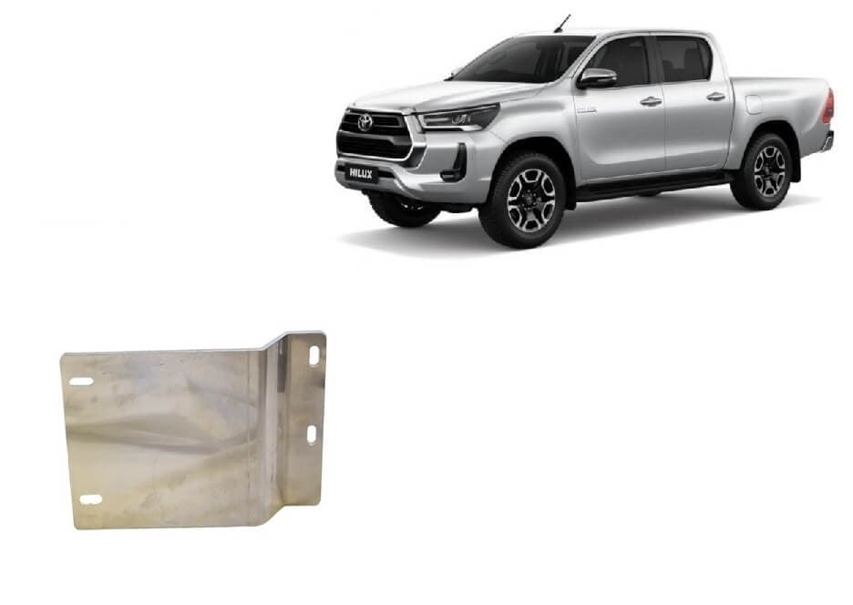 Pohjapanssari Toyota Hilux Invincible (2021➟), hiukkassuodattimen sensori, alumiinia – Scut Protection