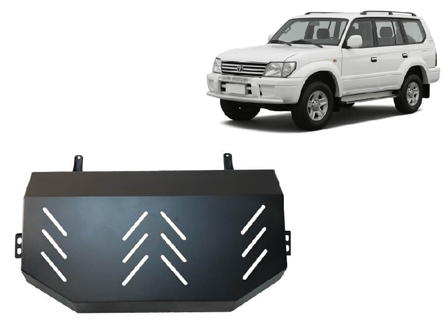 Pohjapanssari Toyota Land Cruiser (1995-2002), polttoainetankki, terästä – Scut Protection