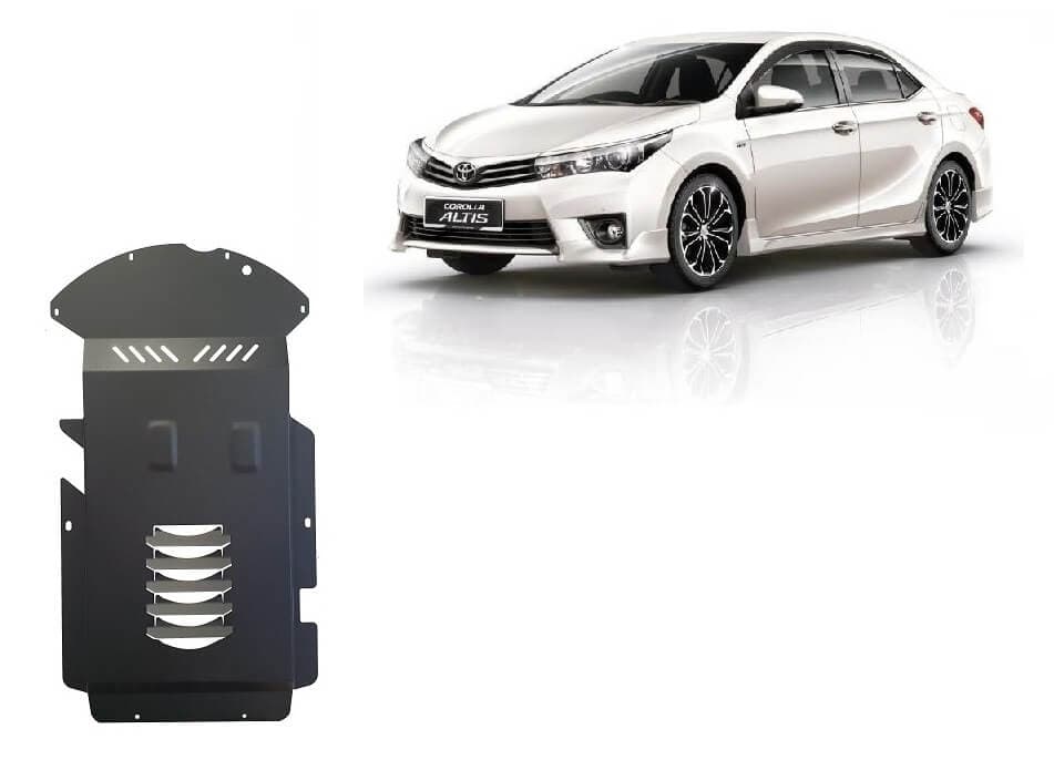 Pohjapanssari Toyota Corolla (2013-2018), katalysaattori, terästä – Scut Protection