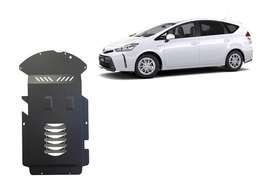 Pohjapanssari Toyota Prius (2011-2021), katalysaattori, terästä – Scut Protection