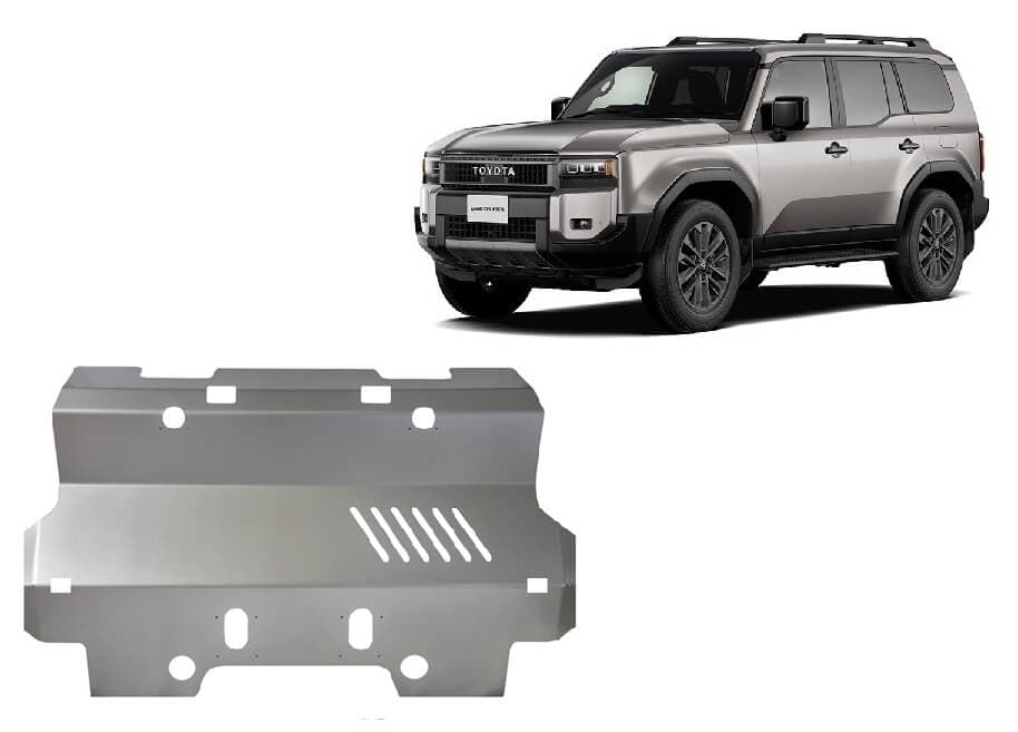 Pohjapanssari Toyota Land Cruiser (2024➟), jäähdytin, alumiinia – Scut Protection