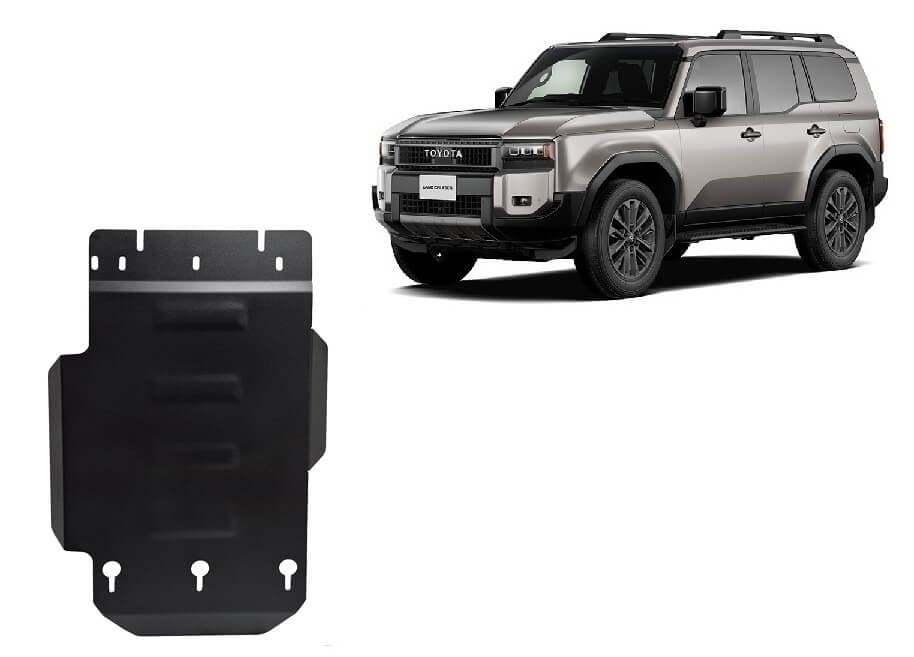 Pohjapanssari Toyota Land Cruiser (2024➟), vaihdelaatikko, jakovaihteisto, terästä – Scut Protection