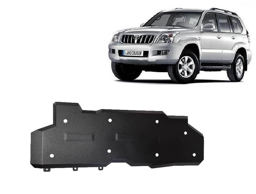 Pohjapanssari Toyota Land Cruiser (2002-2009), polttoainetankki, terästä – Scut Protection