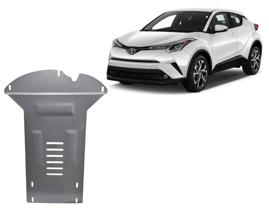 Pohjapanssari Toyota C-HR (2016-2023), katalysaattori, alumiinia – Scut Protection