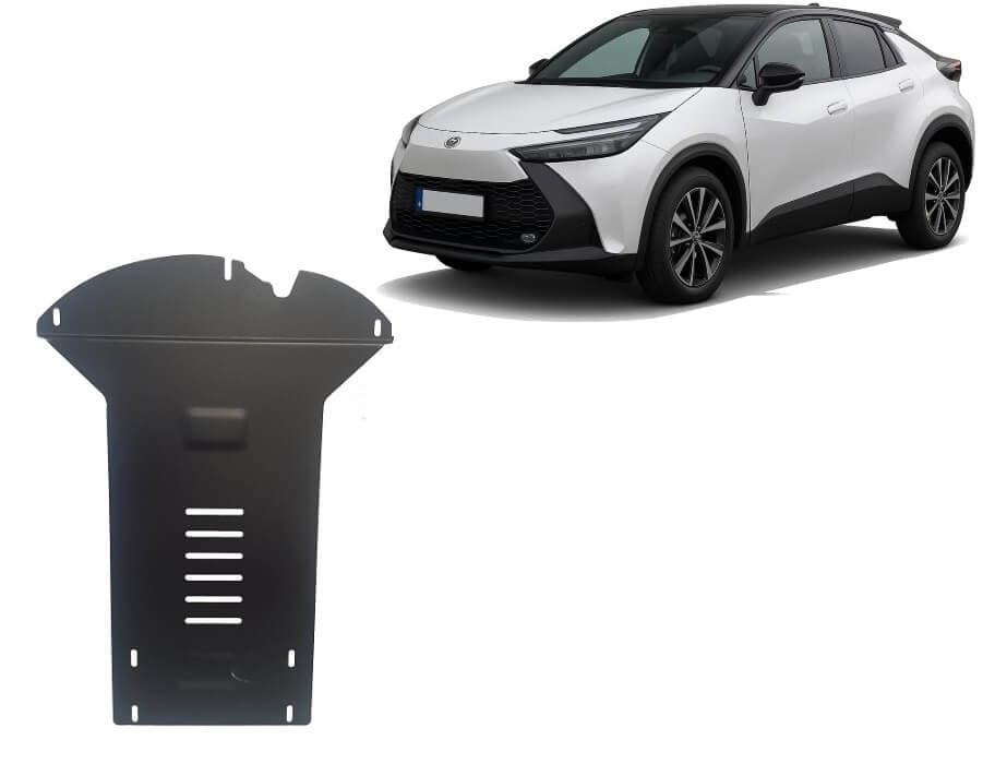 Pohjapanssari Toyota C-HR (2023➟), katalysaattori, terästä – Scut Protection
