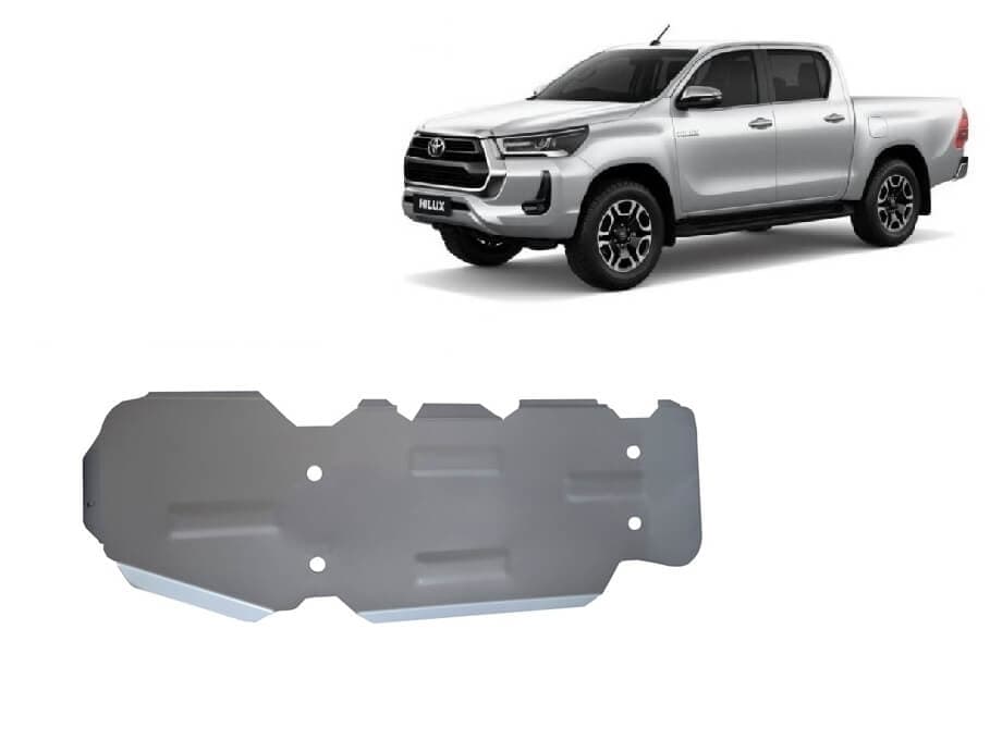 Pohjapanssari Toyota Hilux Invincible (2021➟), polttoainetankki, alumiinia – Scut Protection