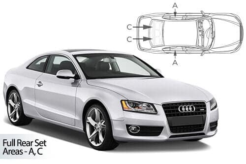 Häikäisysuojasarja Audi A5 8T3, Coupe (2007-2016), Car Shades – CarShades