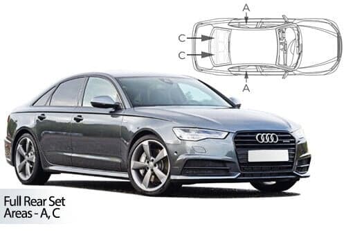 Häikäisysuojasarja Audi A6 C7, 4 ovinen (2011-2018), Car Shades – CarShades