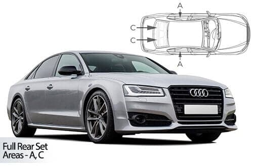 Häikäisysuojasarja Audi A8 Typ 4H, 4 ovinen (2011-2017), Car Shades – CarShades