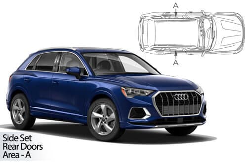 Häikäisysuojasarja Audi Q3 (2018➟), Car Shades – CarShades
