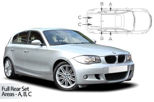 Häikäisysuojasarja BMW 1-Sarja E87, 5 ovinen (2004-2011), Car Shades – CarShades