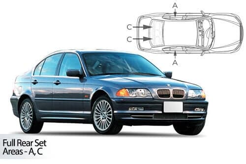 Häikäisysuojasarja BMW 3-Sarja E46, 4 ovinen (1998-2005), Car Shades – CarShades