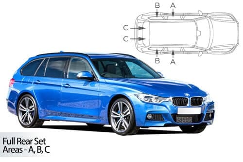 Häikäisysuojasarja BMW 3-Sarja F31, Farmari (2012-2019), Car Shades – CarShades