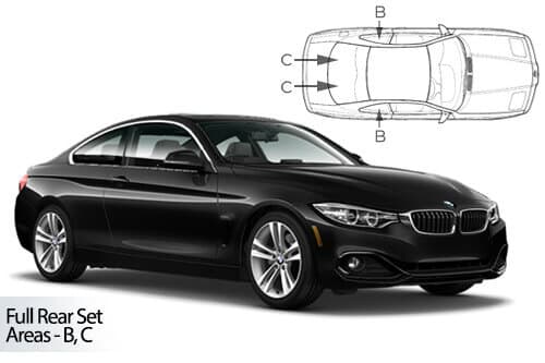 Häikäisysuojasarja BMW 4-Sarja F32 2-ovinen (2014-2020), Car Shades – CarShades