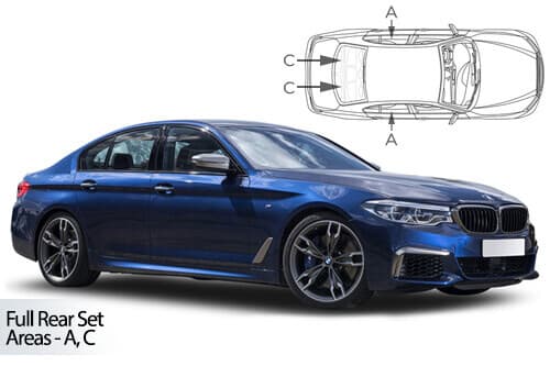 Häikäisysuojasarja BMW 5-Sarja G30, 4 ovinen (2017-2024), Car Shades – CarShades