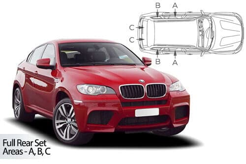 Häikäisysuojasarja BMW X6 E71, 5 ovinen (2008-2014), Car Shades – CarShades