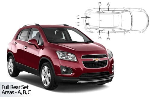 Häikäisysuojasarja Chevrolet Trax, 4 ovinen (2012-2020), Car Shades – CarShades