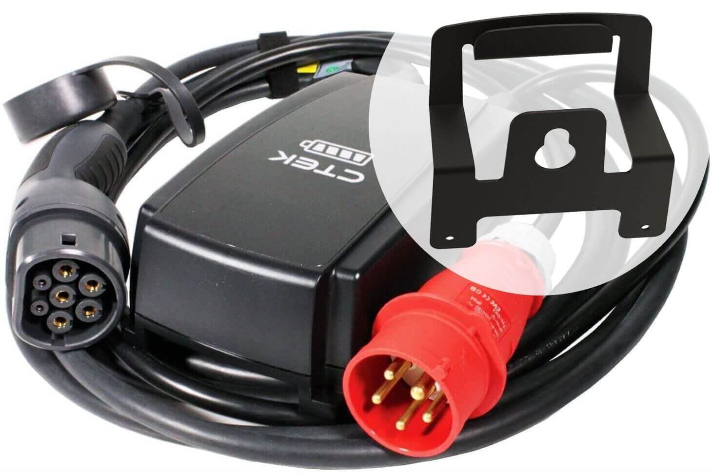 Sähköauton laturi Njord GO + seinäteline | 1/3-vaihe | 11 kW | Type 2, CTEK – CTEK