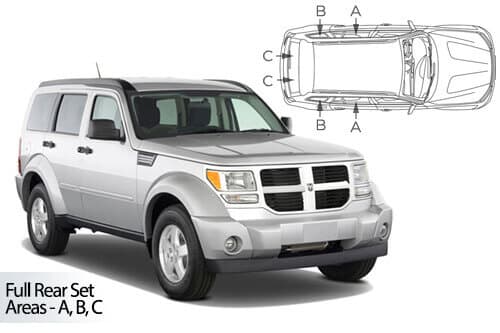 Häikäisysuojasarja Dodge Nitro, 5 ovinen (2007-2012), Car Shades – CarShades