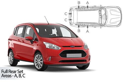 Häikäisysuojasarja Ford B Max, 5 ovinen (2012-2017), Car Shades – CarShades