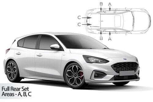 Häikäisysuojasarja Ford Focus, 5 ovinen (2018➟), Car Shades – CarShades