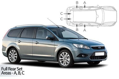 Häikäisysuojasarja Ford Focus, Farmari (2004-2011), Car Shades – CarShades
