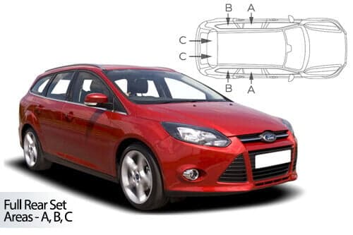Häikäisysuojasarja Ford Focus, Farmari (2011-2018), Car Shades – CarShades