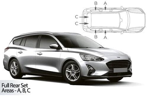 Häikäisysuojasarja Ford Focus, Farmari (2018➟), Car Shades – CarShades