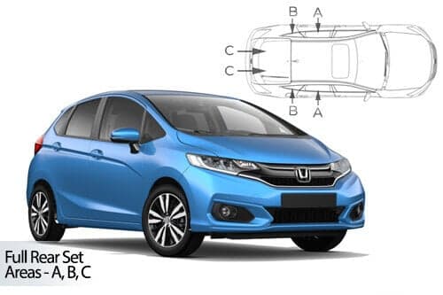 Häikäisysuojasarja Honda Jazz, 5 ovinen (2014-2020), Car Shades – CarShades