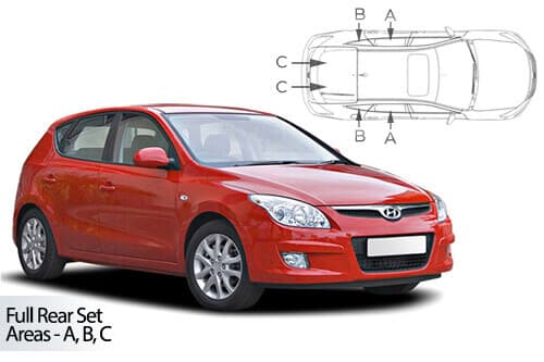 Häikäisysuojasarja Hyundai i30, 5 ovinen (2007-2012), Car Shades – CarShades