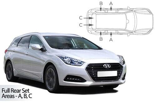 Häikäisysuojasarja Hyundai i40, Farmari (2011-2019), Car Shades – CarShades