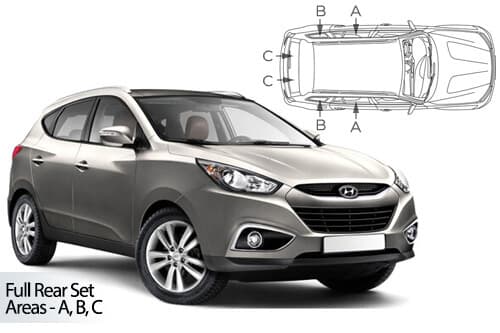 Häikäisysuojasarja Hyundai ix35, 5 ovinen (2010-2015), Car Shades – CarShades