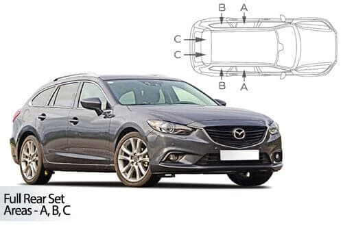 Häikäisysuojasarja Mazda 6, Farmari (2012➟), Car Shades – CarShades