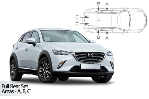 Häikäisysuojasarja Mazda CX3, 5 ovinen (2015➟), Car Shades – CarShades