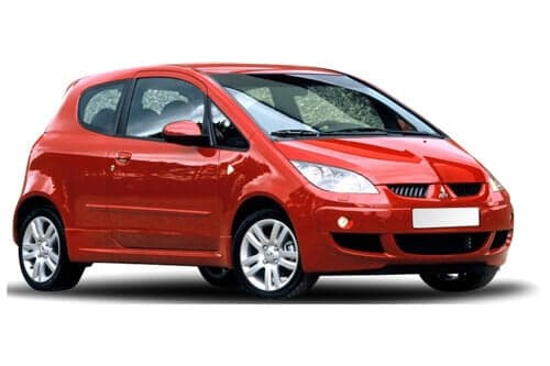 Häikäisysuojasarja Mitsubishi Colt, 3 ovinen (2005-2012), Car Shades – CarShades