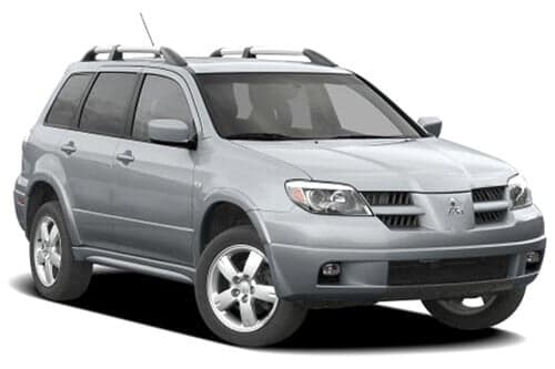 Häikäisysuojasarja Mitsubishi Outlander, 5 ovinen (2001-2005), Car Shades – CarShades