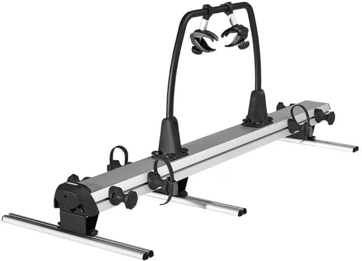 Polkupyöräteline Veloslide Standard tavaratilaan (2-pyörälle), Thule – Thule