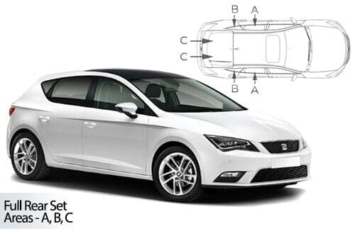 Häikäisysuojasarja Seat Leon, 5 ovinen (2012-2020), Car Shades – CarShades