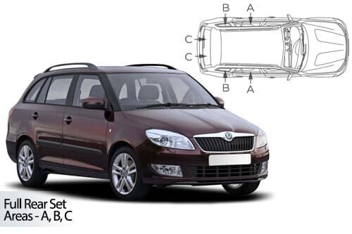 Häikäisysuojasarja Skoda Fabia, Farmari (2007-2014), Car Shades – CarShades