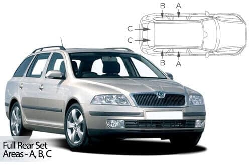 Häikäisysuojasarja Skoda Octavia, Farmari (2004-2013), Car Shades – CarShades