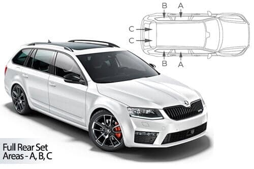 Häikäisysuojasarja Skoda Octavia, Farmari (2013-2019), Car Shades – CarShades