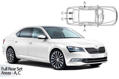 Häikäisysuojasarja Skoda Superb, 5 ovinen (2015➟), Car Shades – CarShades